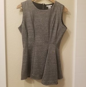 H&M Peplum Grey Top size M